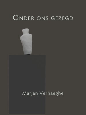 cover image of Onder ons gezegd